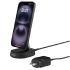 Belkin BoostCharge Pro Convertable Magnetic Wireless Charging Stand with Qi2 15W, Black (WIA008auBK), 20W Power Supply With USB - C Cable
